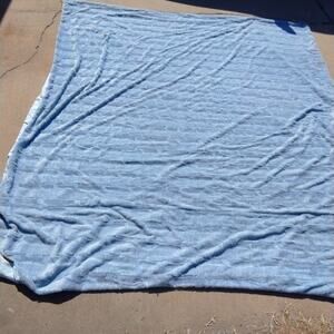 Koolaburra by UGG Full/Queen Faux Fur Duvet Cover Gray Blue